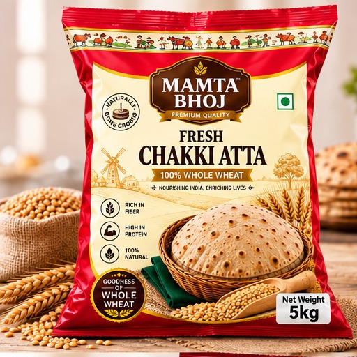 Mamta Bhoj Fresh Chakki Atta pack